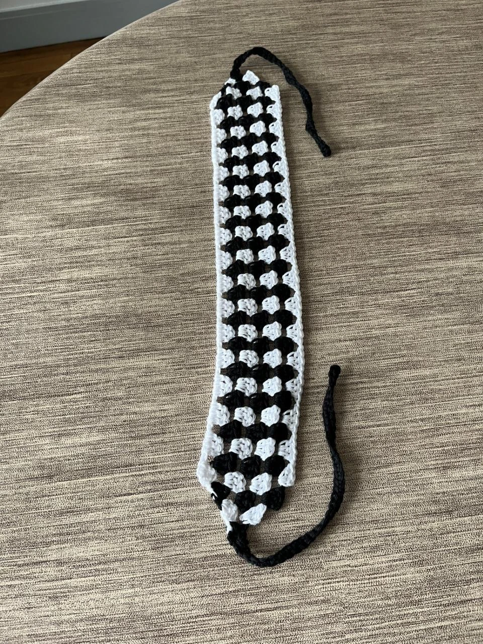 Headband Headband Stirnband Hoofdband Venda Cotton Black White One size – photo 4